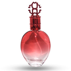 Hunky Dory 30ml Royal Empty Refillable Glass Bottle with Spray Pump and Cap for For DIY Perfume, Essential Oils, Blends, Rose Water (Red)