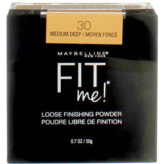 Maybelline Fit Me Loose Finishing Powder, 30 Medium Deep, 0.7 oz (Pack of 2)