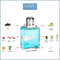 Sapil Rave for Men 100ml EDP/150ml Deo Giftset