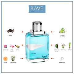Sapil Rave for Men 100ml EDP/150ml Deo Giftset