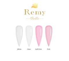 Remy Belle Builder Gel Pink 15 ml for Nails, Gel Nail Polish, Nail Strengthener, Nail Extension Tips (Requires Curing Under LED UV Lamp)