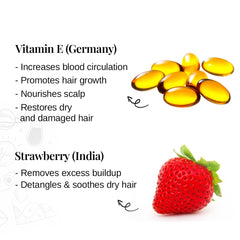 Bare Anatomy Junior Gentle Cleansing Shampoo for Kids from 5-12 Years Tear-Free & Hypoallergenic pH 5.5 Coconut Milk Protein, Almond Oil, Vitamin E & Strawberry Vegan - 250 ml