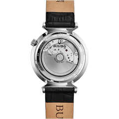 Bulova 96A234 Regatta Analogue Automatic Watch for Men, Black