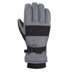 Carhartt Men's WP Waterproof Insulated Glove Cold Weather Gloves - Dark Grey/Black