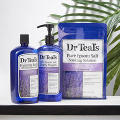 Dr. Teal's Epsom Salt Body Wash - Lavender, 710ml (Pack of 2)