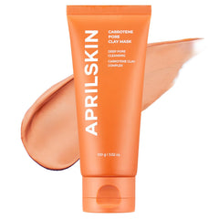 April Skin 3 Minute Quick Drying Pore Care Clay Mask with Carotene, Kaolin & Zinc PCA | Reduces Pores & Oil | Cooling Effect | Vegan | Gentle Exfoliation | Korean Skincare | 100g 3.53oz