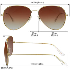 KANASTAL Polarized Sunglasses for Women and Men, Metal Frame Sun Glasses Retro Shades for Mens Driving Outdoor Military Style 100% UV400 Protection