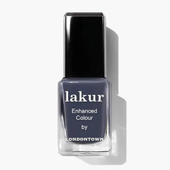 LONDONTOWN lakur Nail Polish Chip Resistant, Non Toxic, Conditions & Hydrates Nails Glossy Cashmere Gray, Secret to Happiness, .40 fl oz