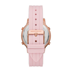 Skechers Women's Westport Quartz Metal and Silicone Sports Digital Watch - Rose Gold, Pink