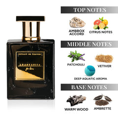 ANASTASIIA for Him EXTRAIT DE PERFUME 50ml, Captivating Grapefruit Sensation, Confidence Boosting Fragrance for the Modern Man, Deep Aquatic Edge for Every Occasion - Best Charisma Perfume for Men