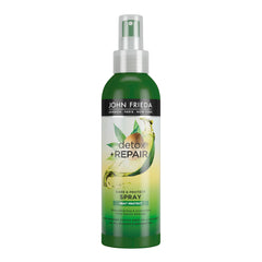 John Frieda Detox & Repair Care & Protect Heat Protection Spray 200 Ml, Detangling And Strengthening Spray For Dry, Stressed And Damaged Hair, Leave-In Conditioning Treatment