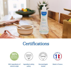Mustela Diaper Change Set with Mustela Baby Diaper Rash Vitamin Barrier Cream 123 - Skin Protectant with Zinc Oxide & Mustela Baby Cleansing Water - No-Rinse Micellar Water - with Natural Avocado