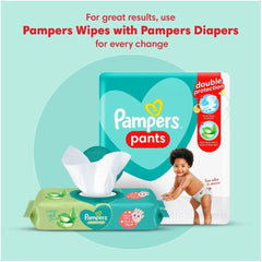 Pampers Complete Clean Baby Wipes with Aloe Vera Lotion for Hands & Face, 6 Packs, 384 Count