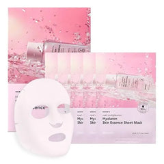 Hanskin Glow & Hydration Sheet Mask Set Vitamin C Glow (10ea) & Hyaluron Moisture (10ea) Deep Hydration, Brightening, Radiance Boost, Soothing Korean Skincare