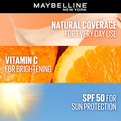 Maybelline New York, Fit Me Fresh Tint SPF 50 with Brightening Vitamin C, 03, 30.0 milligrams, 1.0 count, 1