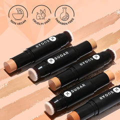 SUGAR Cosmetics Ace of Face Foundation Stick -07 Vanilla Latte (Fair, Golden Undertone)