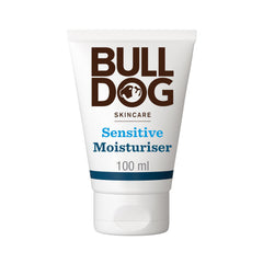 Bulldog Skincare Sensitive Daily Moisturiser for Men With Baobab & Oat Oil, Non-Greasy, Non Sticky - 100ml