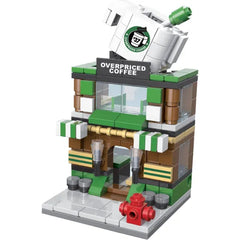 Brick Loot Mini City Building Set Collection – Includes Video Rental Store, Archie’s Pet Shop, Aquarium, Art Supply Store, Bank, Dinosaur World, Music Shop, Overpriced Coffee, Parisian Restaurant, Post Office & The Barn.