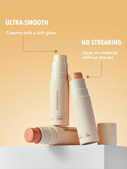 SHEGLAM Snatch 'n' Glow Stick - Cream Highlighter Makeup Stick Long Wear Brightening Non-Caking Highlighter Face Makeup (Bellini Brunch)
