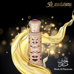 HARAMAIN MUSK PERFUME OIL 12ML (MUSK AL HARAMAIN 12ML PERFUME OIL, ATTAR)