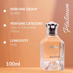 Cool & Cool Platinum Perfume 100ML