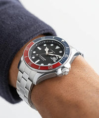 Timex TW2V72100 Harborside Coast Automatic Analogue Watch for Men, 44 mm Size, Silver