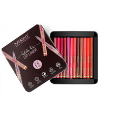 Insight Cosmetics Glide-On Lip Liner - Set of 12