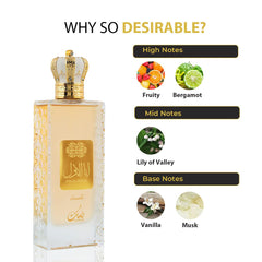 Ana Al Awwal by Nusuk Eau De Parfum Spray 3.4 oz / 100 ml (Women)