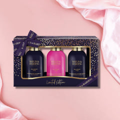 Baylis & Harding Limited Edition Mulberry Fizz Luxury Bathing Mini Treats Gift Set - Vegan Friendly