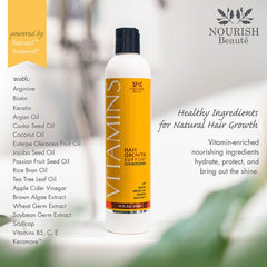 Nourish Beaute Vitamins Conditioner for Hair Loss that Promotes Hair Regrowth, Volume and Thickening with Biotin, DHT Blockers, Antioxidants, Oils and Extracts, For Men and Women, 1 10 Ounce