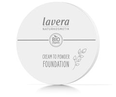 lavera Cream to Powder Foundation -Tanned 02- nude - Bio-Mandelöl & Vitamin E - Vegan - feuchtigkeitsspendend - Intensive Deckkraft (1 X 10,5g)