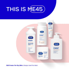 E45 Dermatological Moisturising Body Lotion for Dry Skin, 500ml, 500 ml (Pack of 1)