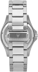Maserati SFIDA 44 mm Men's Watch, Silver, R8853140001