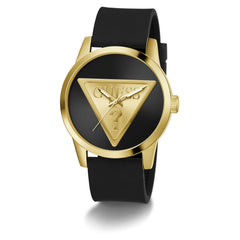 GUESS Men's Analog Watch with Black Dial-GW0781G4 Black, Black, Black, strap