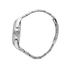 Maserati Men's Competizione R8853100022 Silver Stainless-Steel Quartz Dress Watch, Silver, Quartz Movement