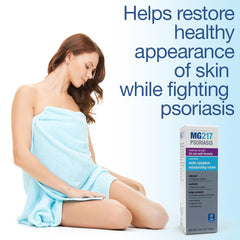 MG217 Psoriasis Cream, 3% Salicylic Acid Multi-Symptom Moisturizing Psoriasis Cream, 3.5 Fluid Ounce