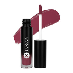 SUGAR Cosmetics Mousse Muse Lip Cream | Lasts 24+ Hrs | Creamy Mousse Lipstick | Waterproof & Smudgeproof | 5ml - 04 Water Lillies