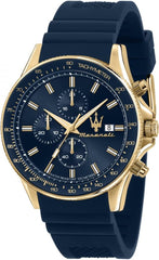 Maserati SFIDA 44 mm Chronograph Men's Watch - Blue