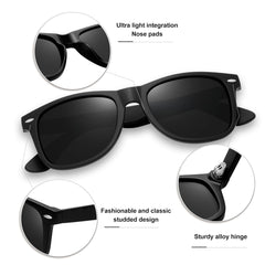 KANASTAL Polarized Sunglasses Men, Fashion Square Sun Glasses Women, Classic Shades for Womens, Driving Fishing Outdoor 100% UV400 Protection