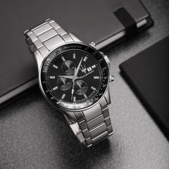 Sfida Men's Watch, Chronograph, Quartz Watch - R8873640014 - Silver/Black