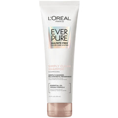 L’Oréal Paris EverPure Sulfate Free Simply Clean Hair Shampoo, Hydrating Hair Care with Rosemary Essential Oils, 8.5 Fl Oz