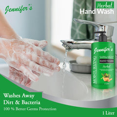 Jennifer's Hand Wash - Herbal & Charcoal, 2 x 1 Liter