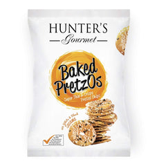 Hunter's Gourmet Baked PretzOs with White and Black Sesame - 80g