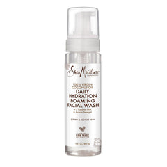 Shea Moisture Daily Hydration Foaming Facial Wash, 100% Virgin Coconut Oil, 7 fl oz (222 ml)