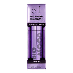 e.l.f. Big Mood Mascara Mini, Provides Long-Lasting, Voluminous Eyelashes, Enriched with Jojoba Wax, Vegan & Cruelty Free, Black, 4.1 ml