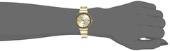 Anne Klein Damenarmbanduhr mit echtem Diamant-Zifferblatt, AK/2434