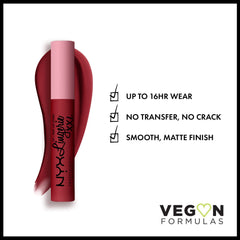 NYX PROFESSIONAL MAKEUP Lip Lingerie Xxl Matte Liquid Lipstick It's Hotter 23