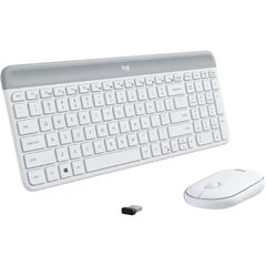 Logitech Combo MK470 Slim Wireless Keyboard & Mouse (920-009443) - Off White