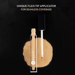 SUGAR Cosmetics Matte Auto Correct Creaseless Concealer Cream (Warm Undertone) - 30 Chococcino (Medium Skin Tone), All