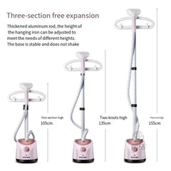 EliteEco Garment Steamer for Clothes, 2000W with Height Adjustable Ironing Board, 40 Second Heating Time, Heat Insulated Steam Hose